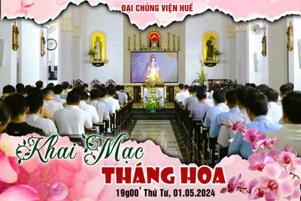 ĐCV Huế: Khai Mạc Tháng Hoa Đức Mẹ
