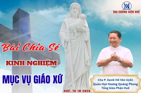 ĐCV Huế: Cha P.X. Hồ Văn Uyển Chia Sẻ Kinh Nghiệm Mục Vụ Giáo Xứ